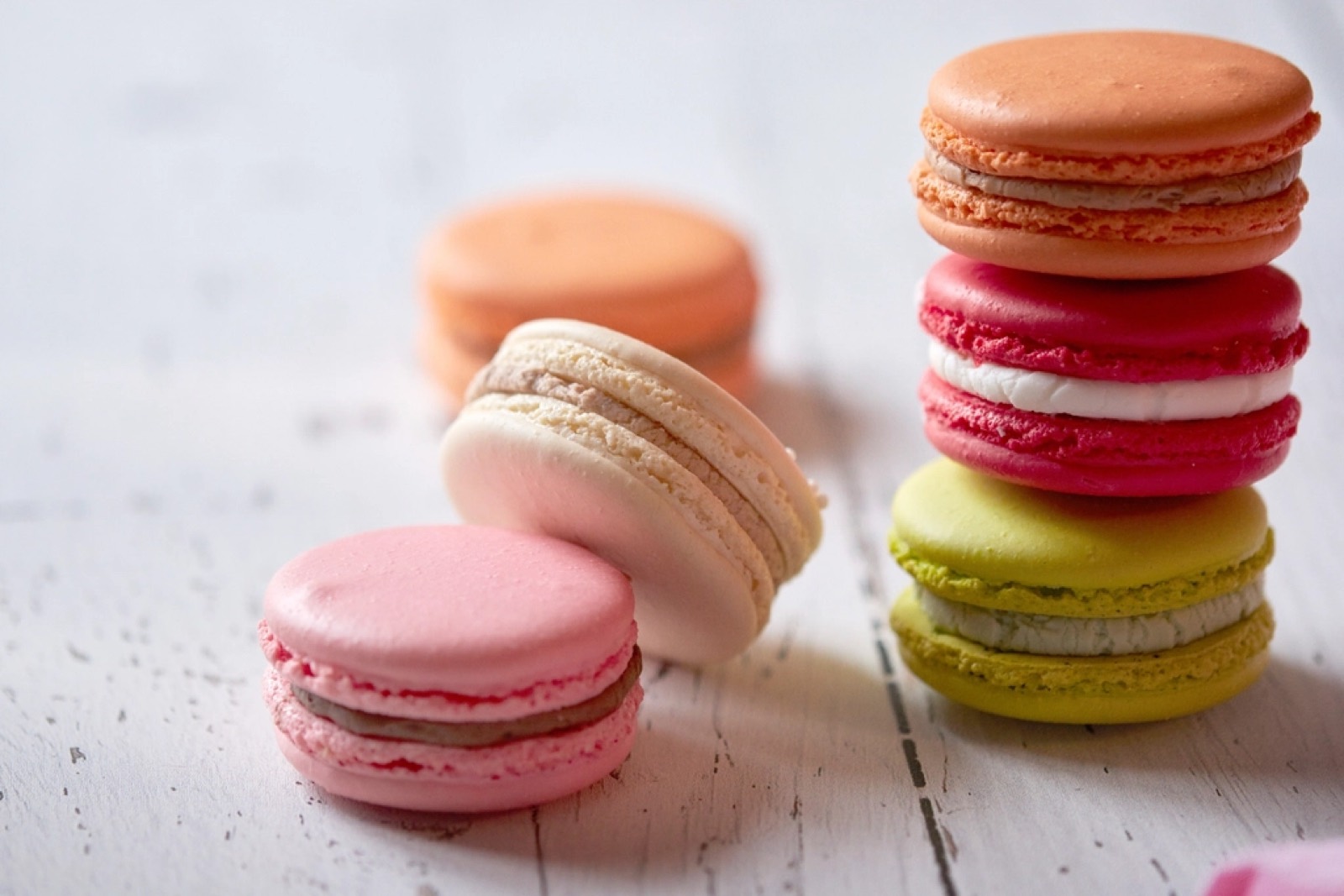 Szines macaronok, illusztracio